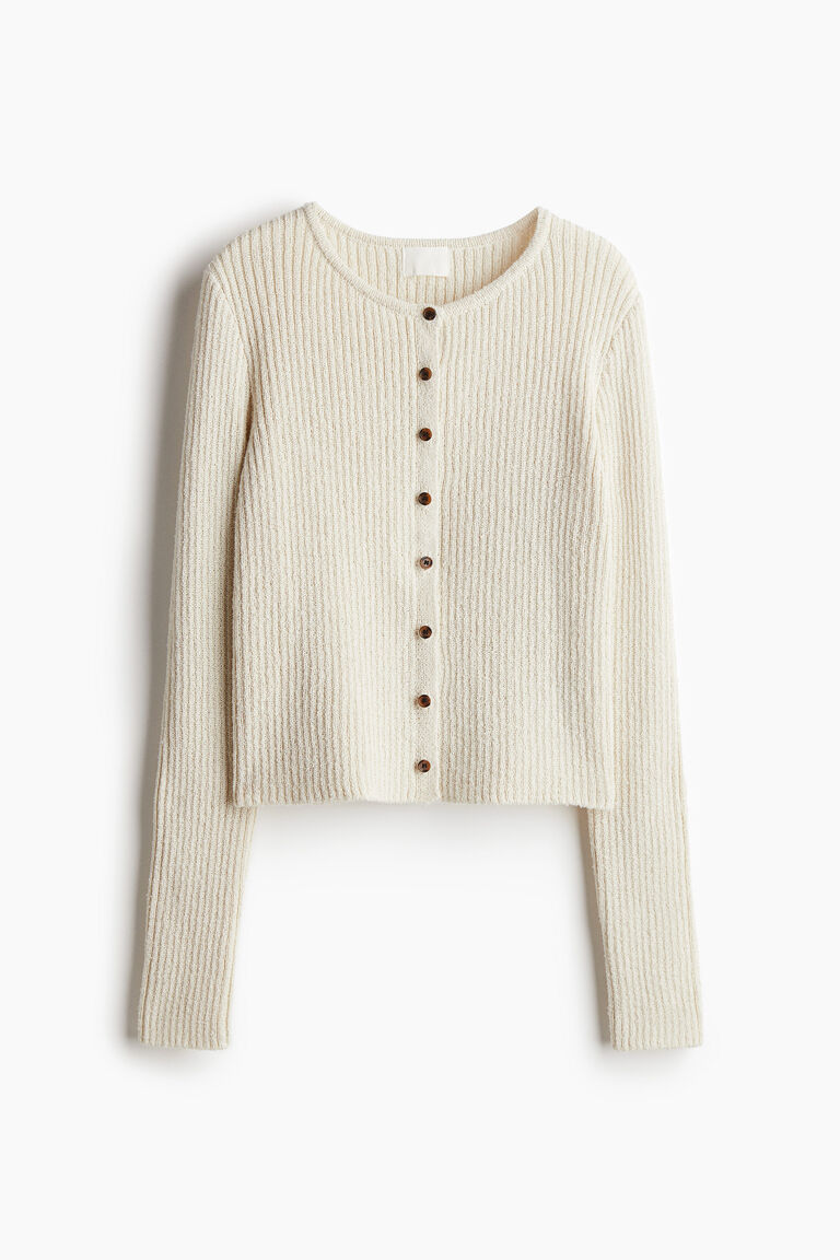 Cardigan Rajut Rib